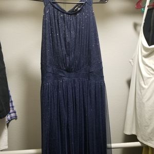 Navy blue elegant dress